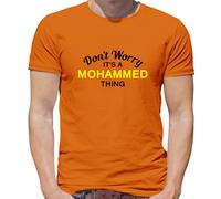 Don'T Worry It's Un Mohammed Cosa T-Shirt - Cognome Custom Nome Famiglia