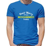 Don'T Worry It's Un Mohammed Cosa T-Shirt - Cognome Custom Nome Famiglia