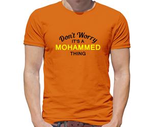 Don'T Worry It's Un Mohammed Cosa T-Shirt - Cognome Custom Nome Famiglia