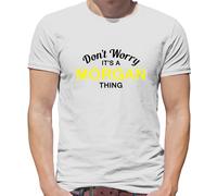 Don'T Worry It's Un Morgan Cosa T-Shirt - Cognome Custom Nome Famiglia