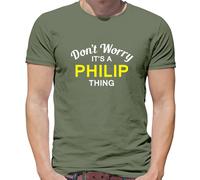 Don'T Worry It's Un Philip Cosa T-Shirt - Cognome Custom Nome Famiglia