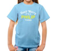 Don'T Worry It's Un Philip Cosa T-Shirt - Cognome Custom Nome Family