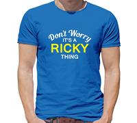 Don'T Worry It's Un Ricky Cosa T-Shirt - Cognome Custom Nome Famiglia