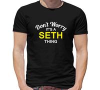 Don'T Worry It's Un Seth Cosa T-Shirt - Cognome Custom Nome Famiglia