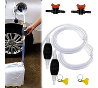 Donubiiu Baweilder Multifunction Liquid Sucker, Multi Function Liquid Sucker 2024 Upgraded Manual Fuel Transfer Pump Gasoline Transfer Pump,for Gasoline Motor Oil Fuel Gasoline Diesel (2 x 1 m)
