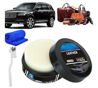 Donubiiu Multipurpose Leader Cleaning and Care Cream & Cleaning Paste for Leather Care,Car Leather Care Cleaning Cream,Leather Repair Kit Car Interior, for Cars, Furniture,Leather Goods (1 pezzo)
