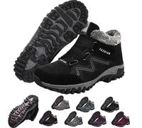 Donubiiu Orthofree Solvema - Scarpe ortopediche invernali, da donna, per uomo e donna, Nero , 45 EU