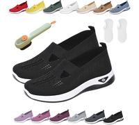 Donubiiu Scarpe Annelie, Annelie - La scarpa estiva che fa sentire la leggerezza, scarpe ortopediche da donna a piede largo, scarpe estive slip-on leggere, comode in rete ortopediche, m, 43 EU
