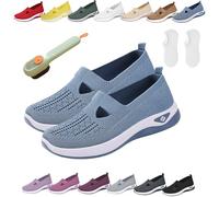 Donubiiu Scarpe Annelie, Annelie - La scarpa estiva che fa sentire la leggerezza, scarpe ortopediche da donna a piede largo, scarpe estive slip-on leggere, comode in rete ortopediche, g, 38 EU