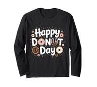 Donut Day Felice Ciambella Giorno Maglia a Manica