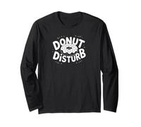Donut Disturb Funny Donut Lover Lazy Day Tees Decor And More Maglia a Manica