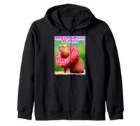 Donut Don't Worry Be Capy, Divertente Design per Amanti di Capybara Felpa con Cappuccio