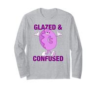 Donut Glazed And Confused Shirt - Funny Donut Maglia a Manica