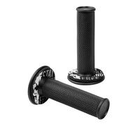 Lampa Manopole per moto Donut Off-Road Grips universali antiscivolo coppia in gomma Nero/Grigio