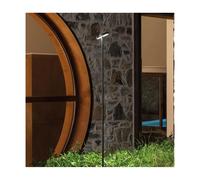 DONUT PALI DA GIARDINO CON DIFFUSORE ORIENTABILE IP54 LED 12W 2 MISURE ANTRACITE LUCE 3000K E 4000K SOVIL