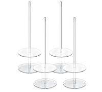Donut Stands - 4 Pieces Acrylic Donut Stand | Donuts Stands For Dessert Table, Party Food Display | Non-Slip Dessert Table Bagels Tower For Birthday Wedding Shower Christmas Party New Year Holid