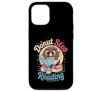 Donut Stop Reading Carino Divertente Insegnante Ritorno a Scuola Custodia per iPhone 12/12 Pro