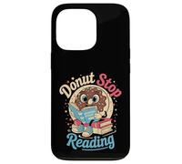 Donut Stop Reading Carino Divertente Insegnante Ritorno a Scuola Custodia per iPhone 13 Pro
