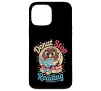 Donut Stop Reading Carino Divertente Insegnante Ritorno a Scuola Custodia per iPhone 13 Pro Max