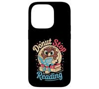 Donut Stop Reading Carino Divertente Insegnante Ritorno a Scuola Custodia per iPhone 14 Pro