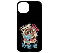 Donut Stop Reading Carino Divertente Insegnante Ritorno a Scuola Custodia per iPhone 15 Plus