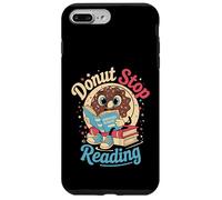 Donut Stop Reading Carino Divertente Insegnante Ritorno a Scuola Custodia per iPhone 7 Plus/8 Plus