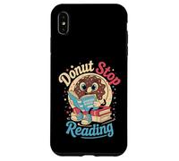 Donut Stop Reading Carino Divertente Insegnante Ritorno a Scuola Custodia per iPhone XS Max
