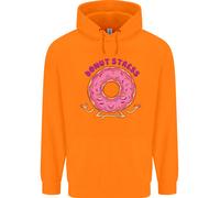 Donut Stress Divertente Don'T Stress Yoga Scherzo Bambini Felpa con Cappuccio