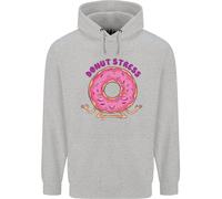 Donut Stress Divertente Don'T Stress Yoga Scherzo Bambini Felpa con Cappuccio