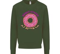 Donut Stress Divertente Don'T Stress Yoga Scherzo Bambini Felpa Maglione