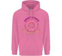Donut Stress Divertente Don'T Stress Yoga Scherzo Uomo Felpa