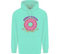 Donut Stress Divertente Don'T Stress Yoga Scherzo Uomo Felpa