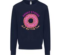 Donut Stress Divertente Non Stressare Yoga Scherzo Uomo Felpa Maglione