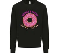 Donut Stress Divertente Non Stressare Yoga Scherzo Uomo Felpa Maglione