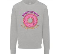 Donut Stress Divertente Non Stressare Yoga Scherzo Uomo Felpa Maglione