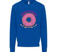 Donut Stress Divertente Non Stressare Yoga Scherzo Uomo Felpa Maglione