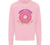 Donut Stress Divertente Non Stressare Yoga Scherzo Uomo Felpa Maglione