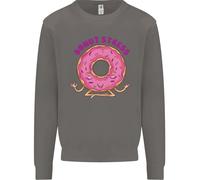 Donut Stress Divertente Non Stressare Yoga Scherzo Uomo Felpa Maglione