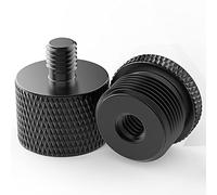 Donuts Adattatore per supporto microfono da 5/8 a 1/4 e 1/4 a 5/8 con filettatura a vite adattatore da microfono a treppiede