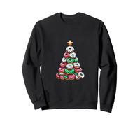 Donuts Christmas Tree Funny Doughnut Xmas Women Men Kids Felpa