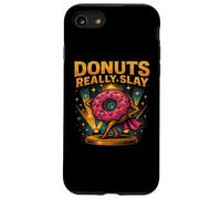 Donuts Really Slay Divertente Design a forma di meme Custodia per iPhone SE (2020) / 7/8