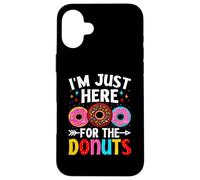 Donuts Sweet Doughnut Lover - I Am Just Here for the Donuts Custodia per iPhone 16 Plus