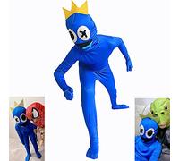 DONY Costume da Rainbow per Bambini Friends,Gioco di Cartoni Animati Cosplay Carnevale Mostro Tuta,Costume di Halloween Festa di Compleanno Costume Ragazzo Ragazza,Raibow Blue