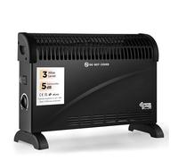 DONYER POWER Radiatore Termoconvettore Riscaldatore Elettrico Caloriferi 2000 W con Termostato Regolabile Nero