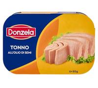 Donzela Tonno all'Olio di Semi di Girasole Confezione da 6 Scatolette per 80g