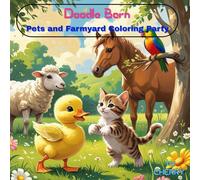 Doodle Barn: Pets & Farmyard Coloring Party: Fun Learning | Age 2 to 10 years