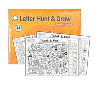 Doodle Book Kids - Trace Drawing Pages Calming Activity | Kids Coloring Books for Home Dormitory Apartment Classroom School College