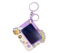 Doodle Drawing Board Keychain - 3.03 Inch Mini Pad | Kids Drawing Board | Abs Key Pendant - Portable Button Battery Drawinga Boards for Kids Convenient for Bags Backpacks and Keychains