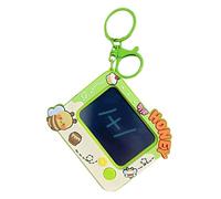 Doodle Drawing Board Keychain - 3.03 Inch Mini Pad | Kids Drawing Board | Abs Key Pendant - Portable Button Battery Drawinga Boards for Kids Convenient for Bags Backpacks and Keychains