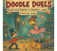 Doodle Duels: Boss Battle Coloring Book - 50 Fantasy Battle Scenes with Detailed Doodle Art, bold and easy Coloring Book for Adults and Teens